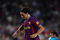 BARCELONA, SPAIN - OCTOBER 03:  Zlatan Ibrahimovic (C) of Barcelona duels for the ball with Hernan Dario (R) and Hernan Bernardello of Almeria during the La Liga match between Barcelona and Almeria at the Camp Nou Stadium on October 3, 2009 in Barcelona, Spain. Barcelona won the match 1-0.  (Photo by Jasper Juinen/Getty Images)