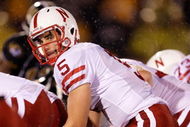 COLUMBIA, MO - OCTOBER 08:  Quarterback Zac Lee #5 of the Nebraska Cornhuskers prepares to take the snap during a game against the Missouri Tigers on October 8, 2009 at Faurot Field/Memorial Stadium in Columbia, Missouri.  (Photo by Jamie Squire/Getty Images)
