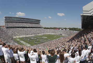 EAST LANSING, MI - SEPTEMBER 05:  General view of Spartan Stadium during the first quarter as the Montana State Bobcats play the Michigan State Spartans on September 5, 2009 at Spartan Stadium in East Lansing, Michigan.  (Photo by Leon Halip/Getty Images) *** Local Caption ***