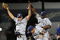 LOS ANGELES, CA - AUGUST 05: Ryan Braun #8, Mike Camron #25, and Jody Gerut #22  of the Milwaukee Brewers celebrate a 4-1 victory over the Los Angeles Dodgers at Dodger Stadium on August 5, 2009 in Los Angeles, California.  (Photo by Harry How/Getty Images)