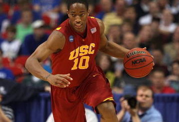MINNEAPOLIS - MARCH 22:  DeMar DeRozan #10 of the USC Trojans brings the ball up court against the Michigan State Spartans during the second round of the NCAA Division I Men's Basketball Tournament at the Hubert H. Humphrey Metrodome on March 22, 2009 in Minneapolis, Minnesota. Michigan State won 74-69. (Photo by Jonathan Daniel/Getty Images)