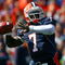 CHAMPAIGN, IL - OCTOBER 10: Juice Williams #7 of the Illinois Fighting Illini throws a pass against the Michigan State Spartans on October 10, 2009 at Memorial Stadium at the University of Illinois in Champaign, Illinois. Michigan State defeated Illinois 24-14. (Photo by Jonathan Daniel/Getty Images)