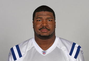 INDIANAPOLIS - 2009:  Ed Johnson of the Indianapolis Colts poses for his 2009 NFL headshot at photo day in Indianapolis, Indiana.  (Photo by NFL Photos)  