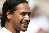 LATROBE, PA - AUGUST 06:  Troy Polamalu #43 of the Pittsburgh Steelers looks on during training camp at St. Vincent College on August 6, 2009 in Latrobe, Pennsylvania.  (Photo by Gregory Shamus/Getty Images)