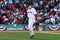 BOSTON - OCTOBER 11: Pitcher Jonathan Papelbon #58 of the Boston Red Sox reacts after being taken out of the game after blowing a save in the ninth inning against the Los Angeles Angels of Anaheim in Game Three of the ALDS during the 2009 MLB Playoffs at Fenway Park on October 11, 2009 in Boston, Massachusetts. The Angels defeated the Red Sox 7-6. (Photo by Jim Rogash/Getty Images)