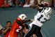 MIAMI - OCTOBER 12:  Receiver Braylon Edwards #17 of the New York Jets catches a pass against the Miami Dolphins at Land Shark Stadium on October 12, 2009 in Miami, Florida.  (Photo by Marc Serota/Getty Images)