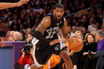 LOS ANGELES - APRIL 12:  O.J. Mayo #32 of the Memphis Grizzlies drives against the Los Angeles Lakers on April 12, 2009 at Staples Center in Los Angeles, California.  The Lakers won 92-75.  NOTE TO USER: User expressly acknowledges and agrees that, by downloading and/or using this Photograph, user is consenting to the terms and conditions of the Getty Images License Agreement. (Photo by Stephen Dunn/Getty Images)