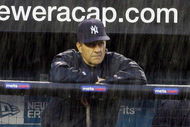 NEW YORK - MAY 19: Manager Joe Torre of the New York Yankees looks on against the New York Mets at Shea Stadium May 19, 2007 in the Flushing neighborhood of the Queens borough of New York City. (Photo by Jim McIsaac/Getty Images)