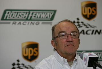 LOUDON, NH - SEPTEMBER 12: Jack Roush, team owner, at a press conference to announce UPS would join Roush Fenway Racing for the 2009 season at New Hampshire Motor Speedway on September 12, 2008 in Loudon, New Hampshire.  (Photo by Chris Trotman/Getty Images for NASCAR)
