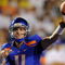 BOISE, ID - SEPTEMBER 3:  Kellen Moore #11 of Boise State throws a pass against the Oregon Ducks in first quarter of the game on September 3, 2009 at Broncos Stadium in Boise, Idaho. (Photo by Steve Dykes/Getty Images)