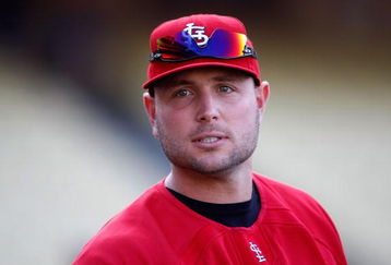 LOS ANGELES, CA - OCTOBER 07:  Matt Holliday #15 of the St. Louis Cardinals smiles before taking on the Los Angeles Dodgers in Game One of the NLDS during the 2009 MLB Playoffs at Dodger Stadium on October 7, 2009 in Los Angeles, California.  (Photo by Jeff Gross/Getty Images)