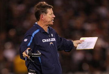 OAKLAND, CA - SEPTEMBER 14:  Head coach Norv Turner of the San Diego Chargers reacts against the Oakland Raiders on September 14, 2009 at the Oakland-Alameda County Coliseum in Oakland, California.  (Photo by Ezra Shaw/Getty Images)