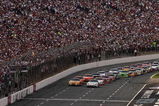 CONCORD, NC - MAY 25:  The Coca-Cola 600 gets underway on May 25, 2003 at Lowe's Motor Speedway in Concord, North Carolina.  (Photo by Rusty Jarrett/Getty Images)