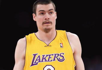 LOS ANGELES, CA - FEBRUARY 26:  Adam Morrison #6 of the Los Angeles Lakers walks on the court during the NBA game against the Phoenix Suns at Staples Center on February 26, 2009 in Los Angeles, California.  The Lakers defeated the Suns 132-106.  NOTE TO USER: User expressly acknowledges and agrees that, by downloading and or using this Photograph, user is consenting to the terms and conditions of the Getty Images License Agreement.  (Photo by Christian Petersen/Getty Images)