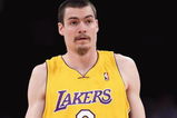 LOS ANGELES, CA - FEBRUARY 26:  Adam Morrison #6 of the Los Angeles Lakers walks on the court during the NBA game against the Phoenix Suns at Staples Center on February 26, 2009 in Los Angeles, California.  The Lakers defeated the Suns 132-106.  NOTE TO USER: User expressly acknowledges and agrees that, by downloading and or using this Photograph, user is consenting to the terms and conditions of the Getty Images License Agreement.  (Photo by Christian Petersen/Getty Images)