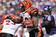 BALTIMORE - OCTOBER 11:  Cedric Benson #32 of the Cincinnati Bengals runs the ball against the Baltimore Ravens at M&T Bank Stadium on October 11, 2009 in Baltimore, Maryland. The Bengals defeated the Ravens 17-14. (Photo by Larry French/Getty Images)