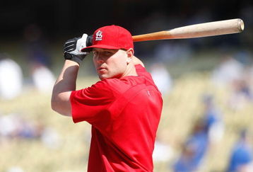 LOS ANGELES, CA - OCTOBER 08:  Matt Holliday #15 of the St. Louis Cardinals looks on during batting practice before taking on the Los Angeles Dodgers in Game Two of the NLDS during the 2009 MLB Playoffs at Dodger Stadium on October 8, 2009 in Los Angeles, California.  (Photo by Jeff Gross/Getty Images)