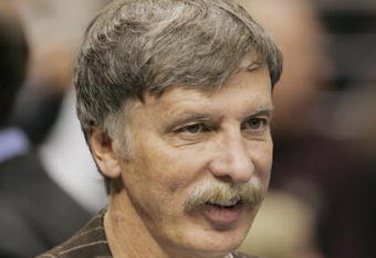 DENVER - NOVEMBER 4:  Denver Nuggets owner Stanley Kroenke is seen at the game against the Minnesota Timberwolves at the Pepsi Center on November 4, 2004 in Denver, Colorado.  The Nuggets won 94-92 in overtime.  NOTE TO USER: User expressly acknowledges and agrees that, by downloading and/or using this Photograph, User is consenting to the terms and conditions of the Getty Images License Agreement.(Photo by: Brian Bahr/Getty Images)