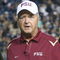 PROVO, UT. - SEPTEMBER 19:  Bobby Bowden, Head Coach of the Florida State Seminoles, walks off the field after the win over The Brigham Young Cougars at La Vell Edwards Stadium on September 19, 2009 in Provo, Utah.  (Photo by Melissa Majchrzak/Getty Images)