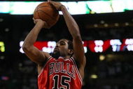 BOSTON - MAY 02:  John Salmons #15 of the Chicago Bulls takes a shot in the second half against the Boston Celtics in Game Seven of the Eastern Conference Quarterfinals during the 2009 NBA Playoffs at TD Banknorth Garden on May 2, 2009 in Boston, Massachusetts. The Celtics defeated the Bulls 109-99. NOTE TO USER: User expressly acknowledges and agrees that, by downloading and or using this photograph, User is consenting to the terms and conditions of the Getty Images License Agreement.  (Photo by Elsa/Getty Images)