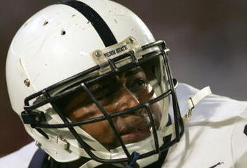 MIAMI GARDENS, FL - JANUARY 3:  Austin Scott #33 of the Penn State Nittany Lions looks on during the 72nd Fed Ex Orange Bowl against the Florida State Seminoles at Dolphins Stadium on January 3, 2005 in Miami Gardens, Florida. Penn State defeated Florida State 26-23 in triple overtime. (Photo by: Doug Benc/Getty Images)