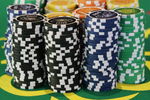 SYDNEY, AUSTRALIA - JULY 12:  Gambling chips are pictured at a photo call at the Hotel CBD on July 12, 2007 in Sydney, Australia. The photo call was held to announce Shannon Noll as the new face of the Australian Poker League's new advertising campaign which will launch this Sunday,   (Photo by Gaye Gerard/Getty Images)