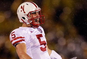 COLUMBIA, MO - OCTOBER 08:  Quarterback Zac Lee #5 of the Nebraska Cornhuskers celebrates after passing for a touchdown during the game against the Missouri Tigers on October 8, 2009 at Faurot Field/Memorial Stadium in Columbia, Missouri.  (Photo by Jamie Squire/Getty Images)