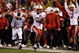COLUMBIA, MO - OCTOBER 08:  Dejon Gomes #7 of the Nebraska Cornhuskers sprints down the sidelines after intercepting a pass during the game against the Missouri Tigers on October 8, 2009 at Faurot Field/Memorial Stadium in Columbia, Missouri.  (Photo by Jamie Squire/Getty Images)