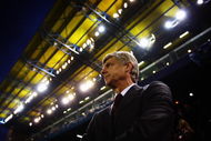 VILLARREAL, SPAIN - APRIL 07: Manager of Arsenal Arsene Wenger looks on during the UEFA Champions League quarter-final first leg match between Villarreal and Arsenal at the Madrigal Stadium on April 7, 2009 in Villarreal, Spain. (Photo by Jamie McDonald/Getty Images)