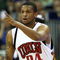 OMAHA, NE - MARCH 20:  Matt Shaw #34 of the UNLV Runnin' Rebels celebrates an offensive play against the Kent State Golden Flashes Vikings during the Midwest Region first round of the 2008 NCAA Men's Basketball Tournament on March 20, 2008 at the Qwest Center in Omaha, Nebraska.  (Photo by Jamie Squire/Getty Images)