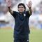 BUENOS AIRES, BUENOS AIRES - MARCH 28: Argentine manager Diego Maradona waves to the fans prior to the 2010 FIFA World Cup South African qualifier match between Argentina and Venezuela at River Plate Stadium on March 28, 2009 in Buenos Aires, Argentina.  (Photo by Photogamma/Getty Images)