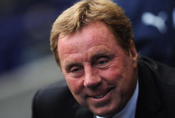 BOLTON, ENGLAND - OCTOBER 03:  Harry Redknapp of Spurs looks on during the Barclays Premier League match between Bolton Wanderers and Tottenham Hotspur at Reebok Stadium on October 3, 2009 in Bolton, England.  (Photo by Laurence Griffiths/Getty Images)