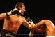 NOTTINGHAM, UNITED KINGDOM - NOVEMBER 09: Robin Reid (R) takes a punch from Carl Froch during the British Super Middleweight Championship Fight between Carl Froch and Robin Reid at Nottingham Arena November 9, 2007 in Nottingham, England. (Photo by Laurence Griffiths/Getty Images)
