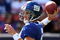 EAST RUTHERFORD, NJ - OCTOBER 11:  Eli Manning #10 of the New York Giants throws a pass against the Oakland Raiders on October 11, 2009 at Giants Stadium in East Rutherford, New Jersey.  (Photo by Jim McIsaac/Getty Images)
