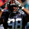 JACKSONVILLE, FL - JANUARY 01: Nate Collins #98 of the Virginia Cavaliers celebrates a safety during the Gator Bowl against the Texas Tech Red Raiders at Jacksonville Municipal Stadium on January 1, 2008 in Jacksonville, Florida. (Photo by Sam Greenwood/Getty Images)