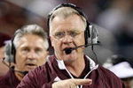 ARLINGTON, TX - OCTOBER 03:  Head coach Mike Sherman of the Texas A&M Aggies at Cowboys Stadium on October 3, 2009 in Arlington, Texas.  (Photo by Ronald Martinez/Getty Images)