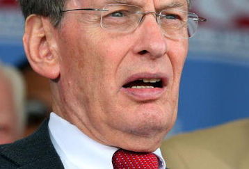COOPERSTOWN, NY - JULY 26:  MLB commissioner Bud Selig looks on at Clark Sports Center during the 2009  Baseball Hall of Fame induction ceremony on July 26, 2009 in Cooperstown, New York.  (Photo by Jim McIsaac/Getty Images)