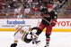 GLENDALE, AZ - OCTOBER 17: Shane Doan #19 of the Phoenix Coyotes lays a body check onto Shawn Thornton #22 of the Boston Bruins during the NHL game at Jobing.com Arena on October 17, 2009 in Glendale, Arizona. The Coyotes defeated the Bruins 4-1. (Photo by Christian Petersen/Getty Images)
