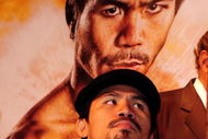 BEVERLY HILLS, CA - SEPTEMBER 14: Manny Pacquiao listens as other speakers speak during the press conference at the Beverly Hills Hotel on September 14, 2009 in Beverly Hills, California. (Photo by Jacob de Golish/Getty Images)