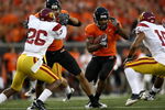 CORVALIS, OR - SEPTEMBER 25:  Jacquizz Rodgers #1 of the Oregon State Beavers runs with the ball against the Southern California Trojans at Reser Stadium on September 25, 2008 in Corvalis, Oregon.  (Photo by Jonathan Ferrey/Getty Images)