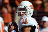 AUSTIN, TX - OCTOBER 25:  Quarterback Zac Robinson #11 of the Oklahoma State Cowboys drops back to pass against the Texas Longhorns at Texas Memorial Stadium on October 25, 2008 in Austin, Texas.  (Photo by Ronald Martinez/Getty Images)