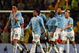 MANCHESTER, ENGLAND - SEPTEMBER 28:  Martin Petrov of Manchester City celebrates scoring his team's second goal with his team mates during the Barclays Premier League match between Manchester City and West Ham United at the City of Manchester Stadium on September 28, 2009 in Manchester, England.  (Photo by Richard Heathcote/Getty Images)