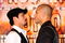 BEVERLY HILLS, CA - SEPTEMBER 14:  Manny Pacquiao and  Miguel Cotto pose for pictures during the press conference at the Beverly Hills Hotel on September 14, 2009 in Beverly Hills, California.  (Photo by Jacob de Golish/Getty Images)
