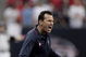 HOUSTON - OCTOBER 04:  Head coach Gary Kubiak of the Houston Texans yells at the official after a miscommunication on whether to except or decline a penalty at Reliant Stadium on October 4, 2009 in Houston, Texas.  (Photo by Bob Levey/Getty Images)
