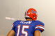 BATON ROUGE, LA - OCTOBER 10:  Quarterback Tim Tebow #15 of the Florida Gators runs onto the field to face the Louisiana State University Tigers at Tiger Stadium on October 10, 2009 in Baton Rouge, Louisiana.  (Photo by Kevin C. Cox/Getty Images)