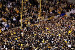 ATLANTA - OCTOBER 17:  Fans storm the North End Zone to bring down the goal post after the Georgia Tech Yellow Jackets 28-23 win over the Virginia Tech Hokies at Bobby Dodd Stadium on October 17, 2009 in Atlanta, Georgia.  (Photo by Kevin C. Cox/Getty Images)