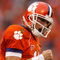 CLEMSON, SC - SEPTEMBER 26:  Kyle Parker #11 of the Clemson Tigers celebrates after his team scores a touchdown against the TCU Horned Frogs during their game at Memorial Stadium on September 26, 2009 in Clemson, South Carolina.  (Photo by Streeter Lecka/Getty Images)