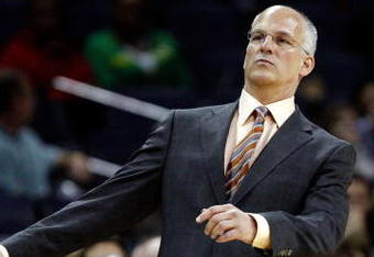 CHARLOTTE, NC - MARCH 16:  Head coach Jay Triano of the Toronto Raptors watches his team in action against the Charlotte Bobcats during their game at Time Warner Cable Arena on March 16, 2009 in Charlotte, North Carolina.  NOTE TO USER: User expressly acknowledges and agrees that, by downloading and/or using this Photograph, user is consenting to the terms and conditions of the Getty Images License Agreement.  (Photo by Streeter Lecka/Getty Images)