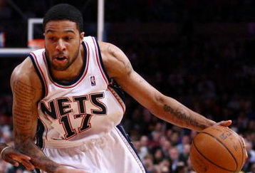 NEW YORK - MARCH 18:  Chris Douglas-Roberts #17 of the New Jersey Nets drives against the New York Knicks at Madison Square Garden March 18, 2009 in New York City. NOTE TO USER: User expressly acknowledges and agrees that, by downloading and/or using this Photograph, User is consenting to the terms and conditions of the Getty Images License Agreement.  (Photo by Chris McGrath/Getty Images)