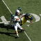 ANN ARBOR, MI - SEPTEMBER 19:  Safety Chris May #23 of the Eastern Michigan Eagles returns his interception against the Michigan Wolverines at Michigan Stadium on September 19, 2009 in Ann Arbor, Michigan.  Michigan won 45-17.  (Photo by Stephen Dunn/Getty Images)